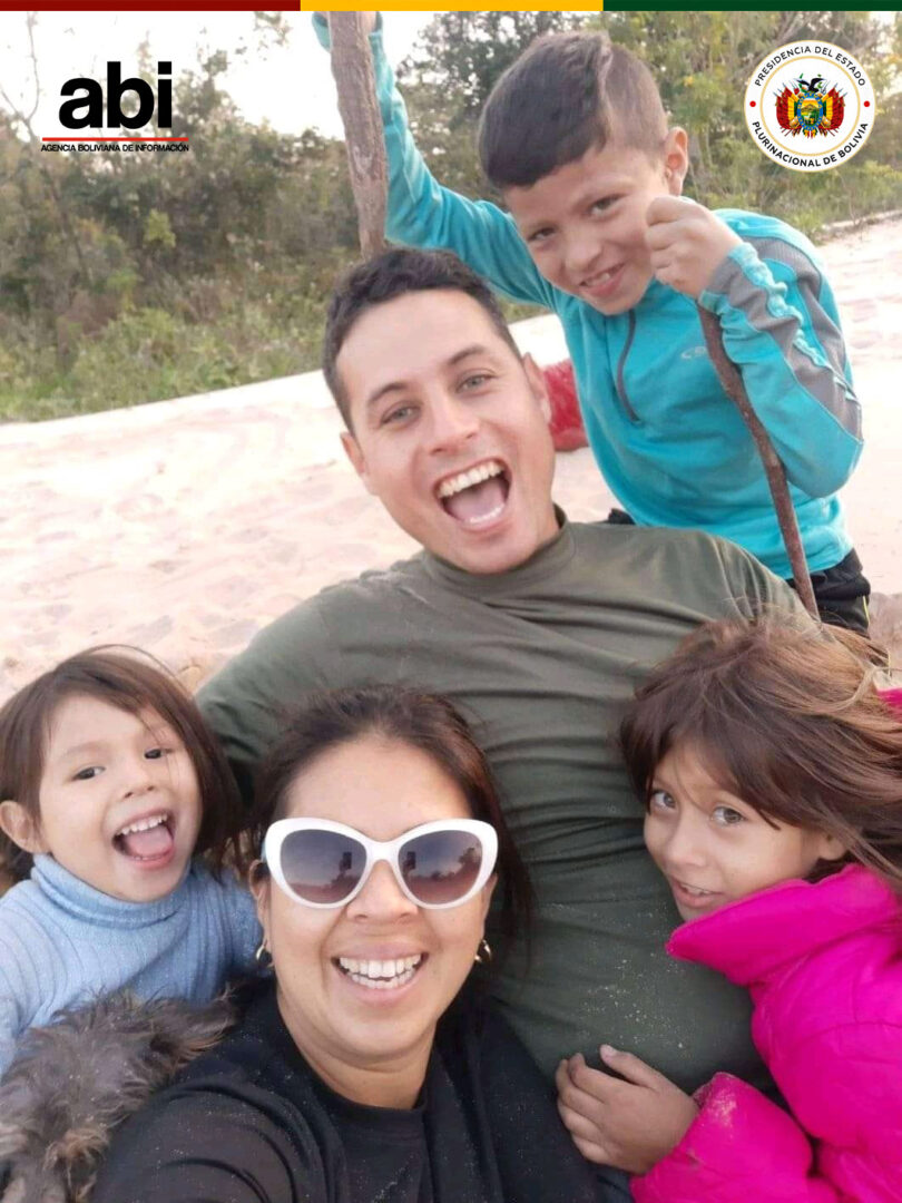 Edmand Lara y su familia.